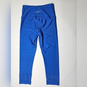Victoria Sport Blue‎ Cropped Capri Leggings Athletic Yoga Pants